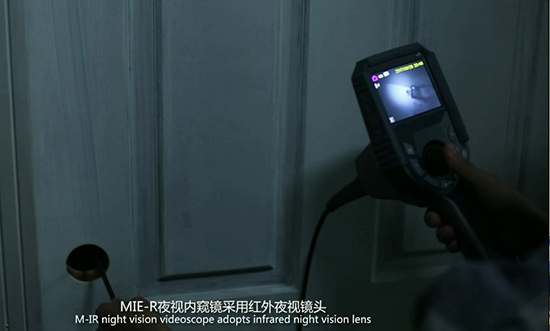 亞泰光電MIR系列高清警用內窺鏡搭載紅外夜視鏡頭，可有效觀測20米以內人和物體、隱蔽性好！